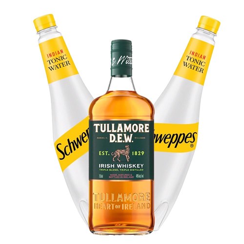 Tullamore Dew Blended Irish Whiskey 70cl with Tonic Mixer